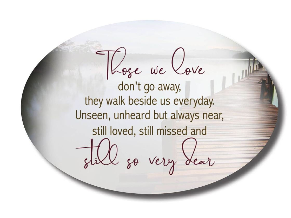 Plaque: Oval Those We Love