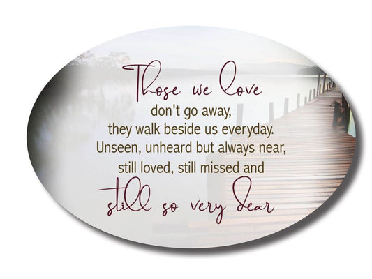 Plaque: Oval Those We Love