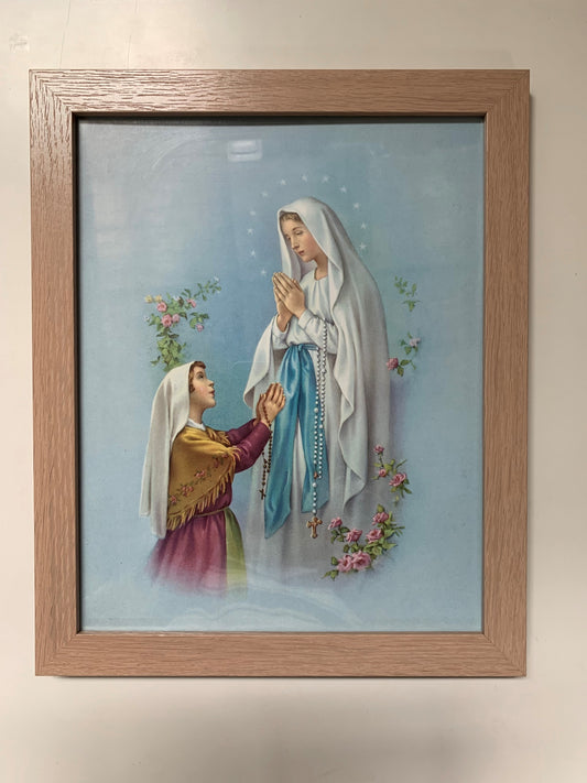 Print: Framed Lourdes 6 x 8