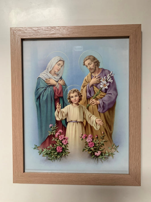 Print: Framed Holy Family 6 x 8