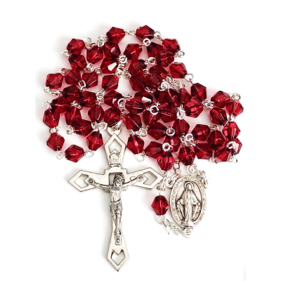 Rosary: Acrylic Crystal 6mm bead