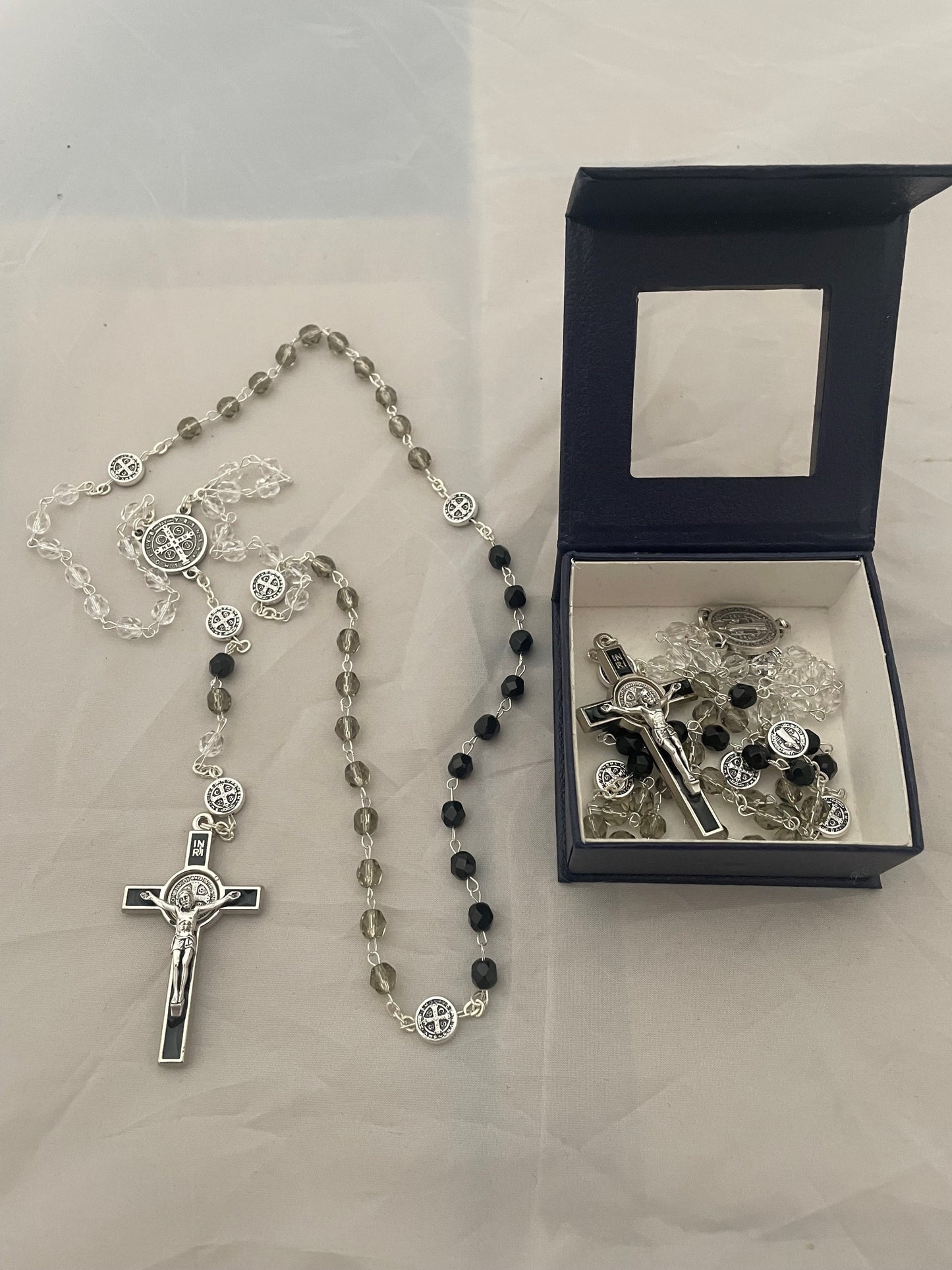 Rosary: St Benedict Boxed