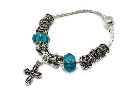 Bracelet: Charm, Aqua