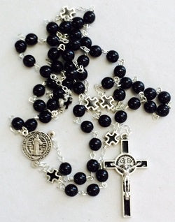 Rosary: St Benedict Black RB726