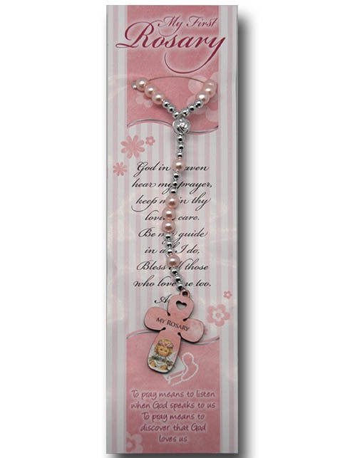 Rosary: My First Pearl Pink