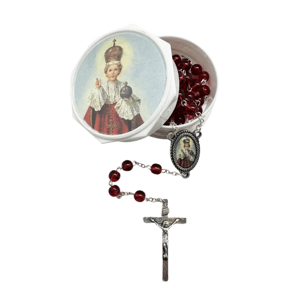 Rosary: Infant of Prague boxed