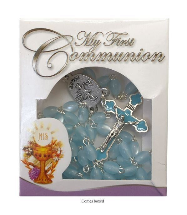Rosary: MOP Blue First Holy Communion