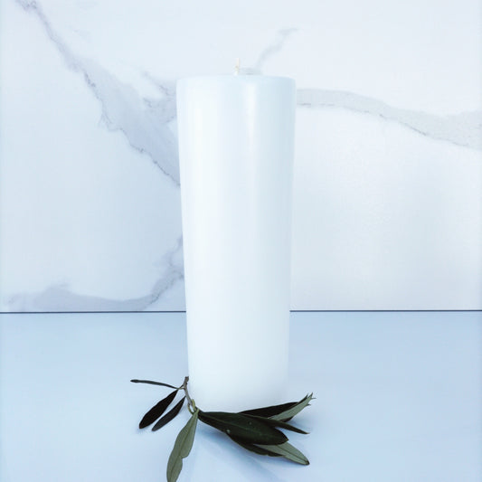 Candle: Taper, 375mm, white