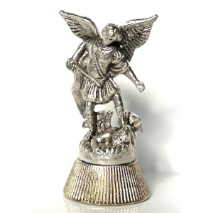 Statue: Magnet Metal St Michael 55mm