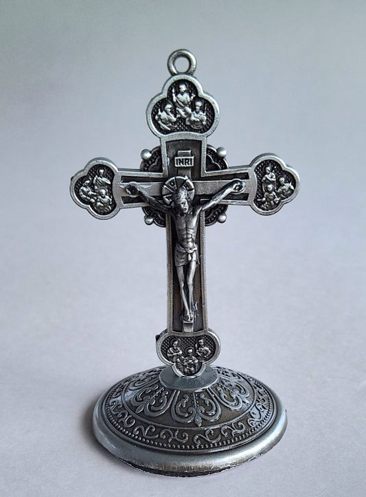 Crucifix: Standing Metal 8.5cm