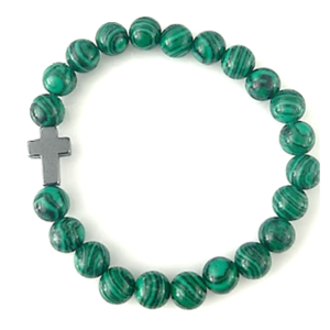 Bracelet: Green Hematite