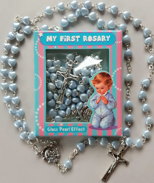 My First Rosary - Heart-shaped Blue