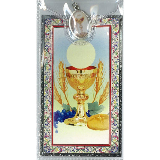 Communion Card and Medal