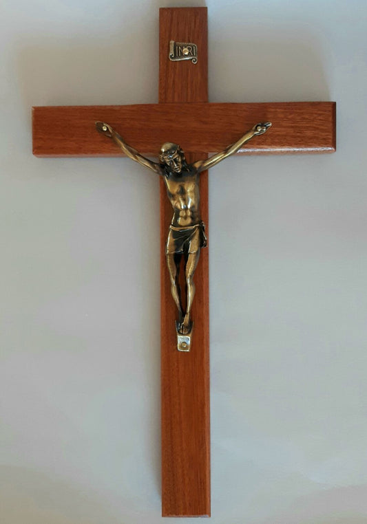 Crucifix - wooden hanging 31cm CR415