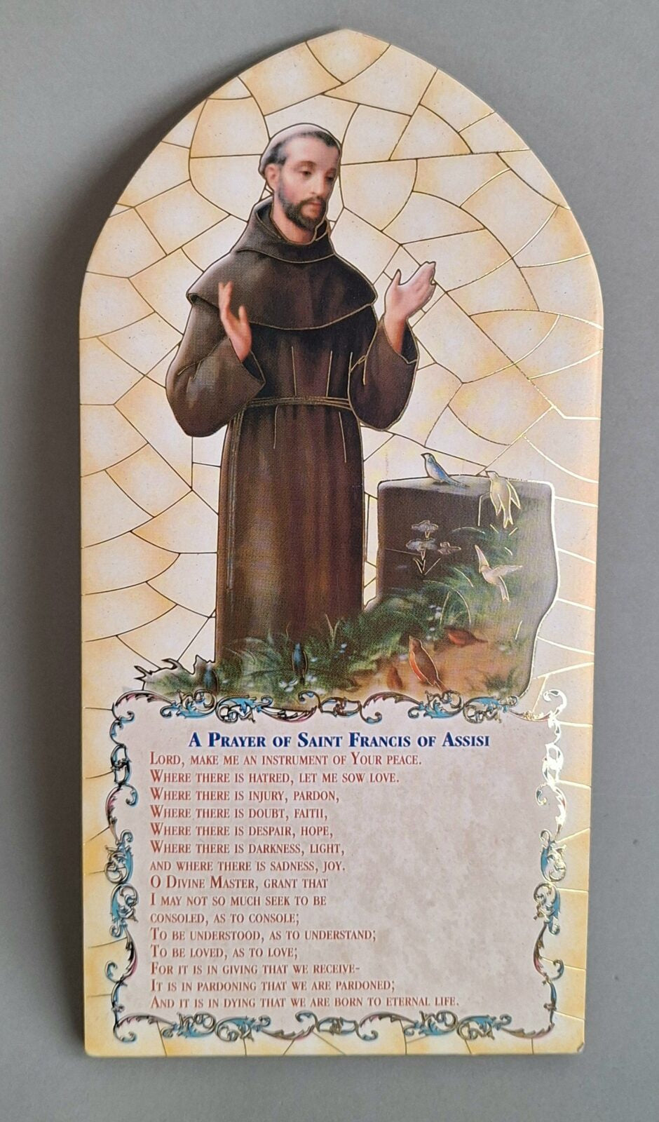 Plaque: Chapel Style, Italian made