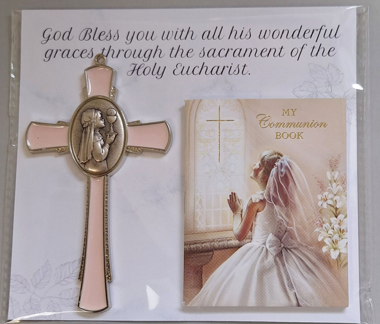 First Holy Communion Pack - Book & Crucifix