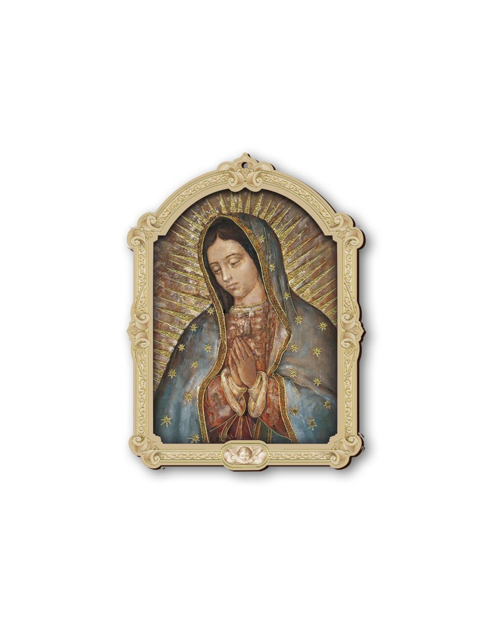 Plaque: Our Lady of Guadalupe (Baroque Style)