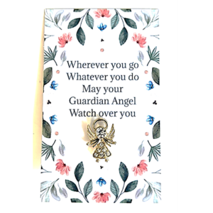 Lapel Pin: Guardian Angel Watch Over You