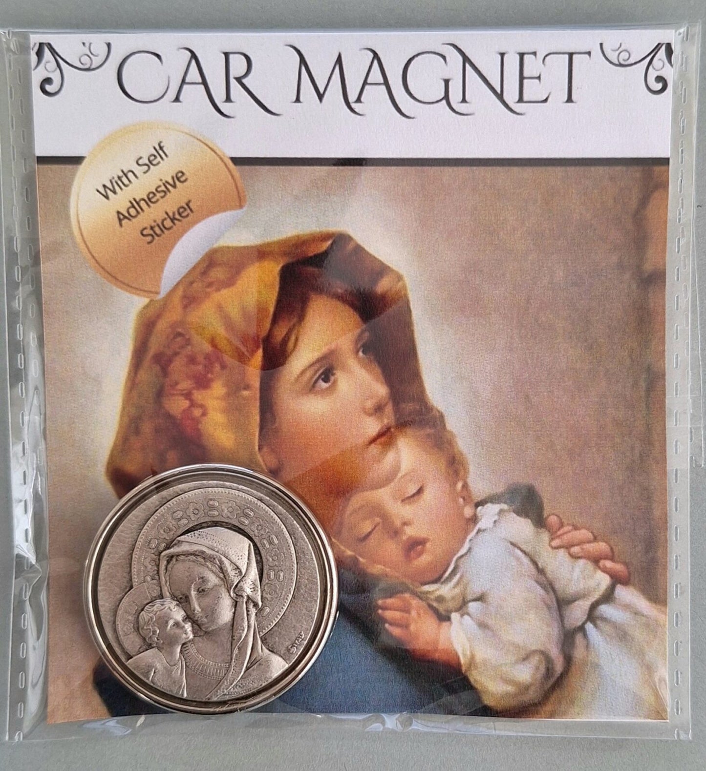 Car Magnet: assorted with adhesive sticker