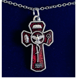 Necklace: Confirmation red cross