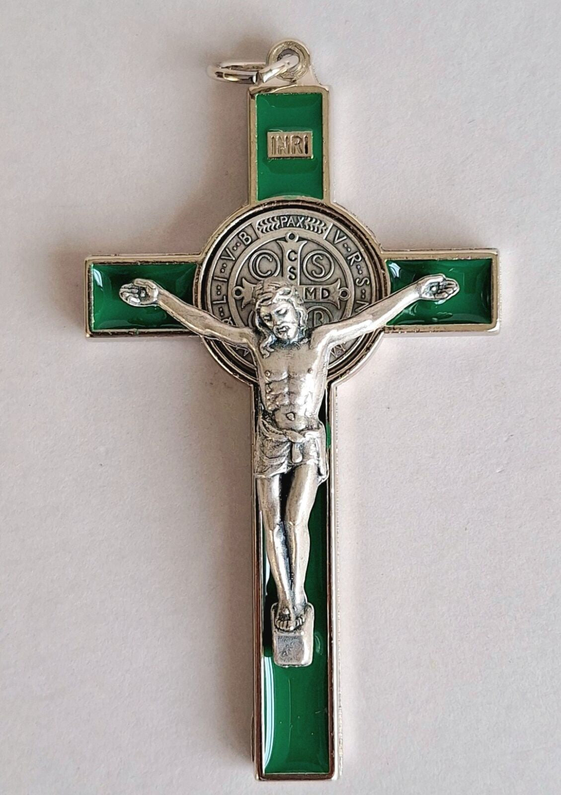 Crucifix: St Benedict 7.5cm