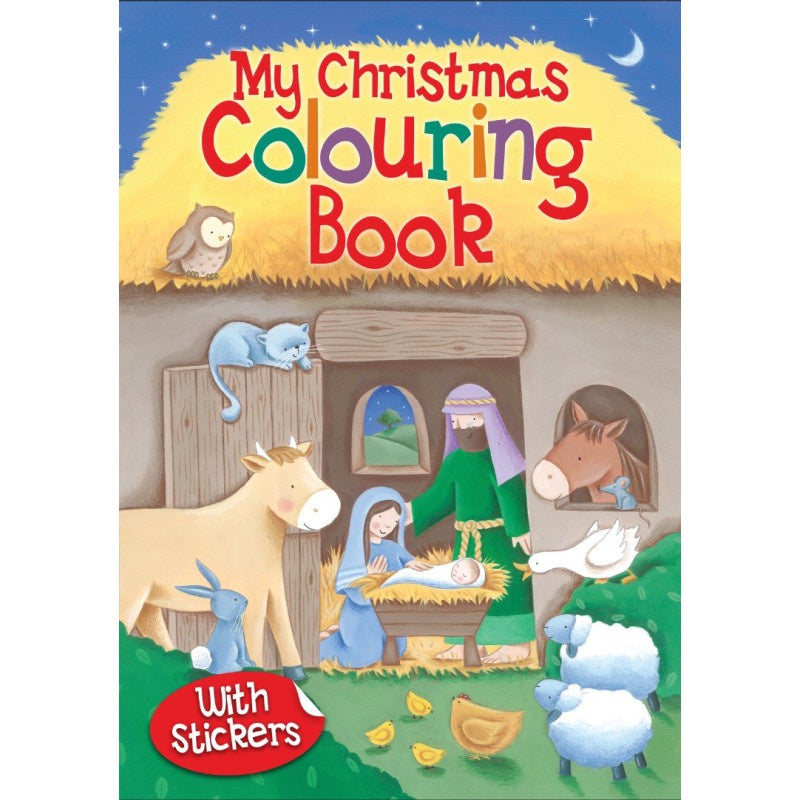 My Christmas Colouring Book with stickers
