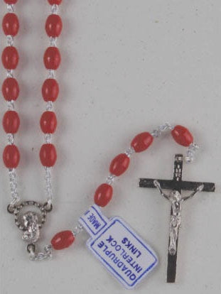 Rosary: Plastic Red