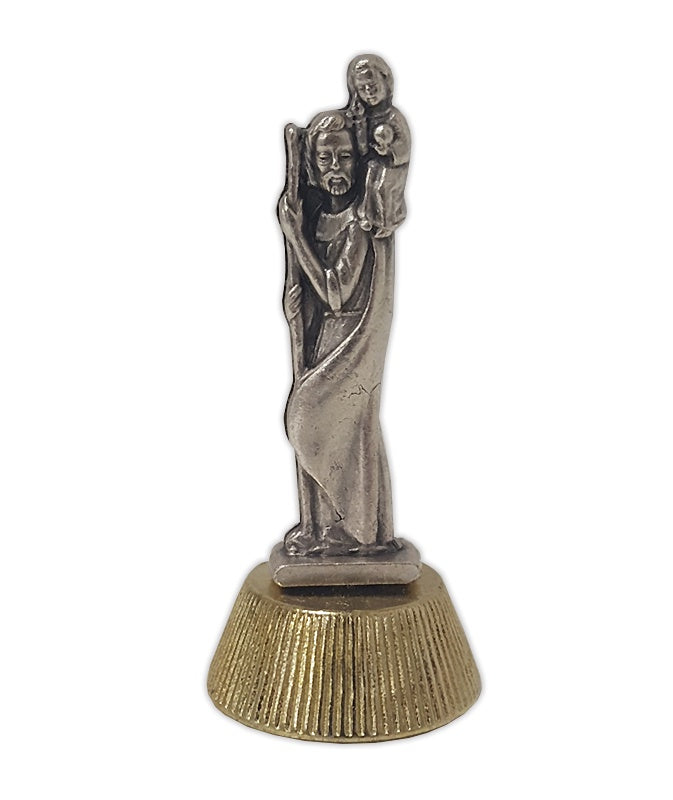 Statuette: Metal Magnetic St Christopher