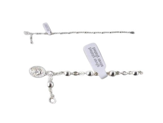 Bracelet: Rosary Silver