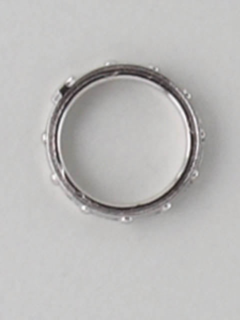 Rosary Ring: Silver 17mm