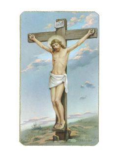 Holy Card: Crucifixion