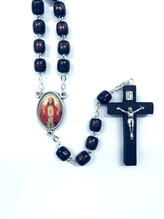 Rosary: Wooden Bead Round SHJ