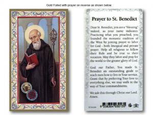 Holy Card: St Benedict