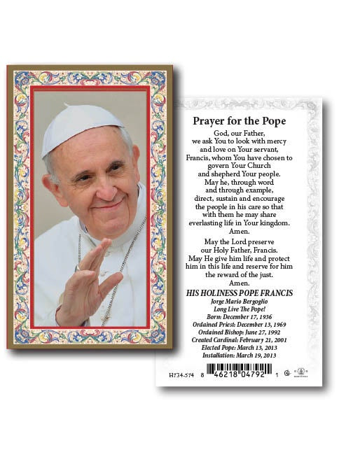 Holy Card: Prayer for the Pope