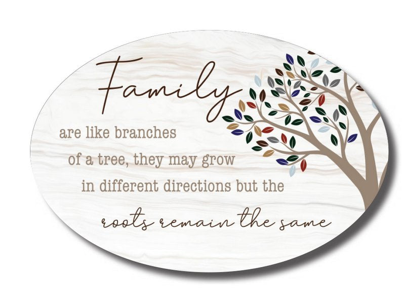 Plaque:  Family Branches