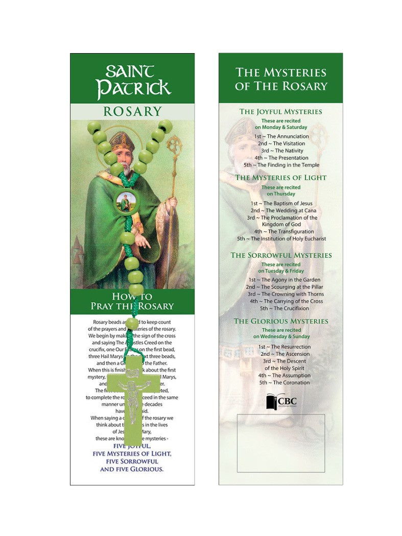 Rosary: St Patrick Wood with How to leaflet