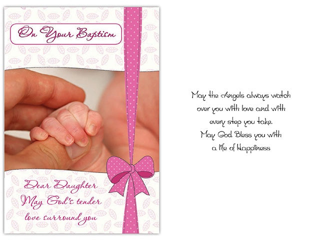 Card: Baptism Daughter