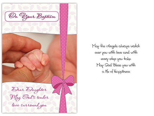 Card: Baptism Daughter