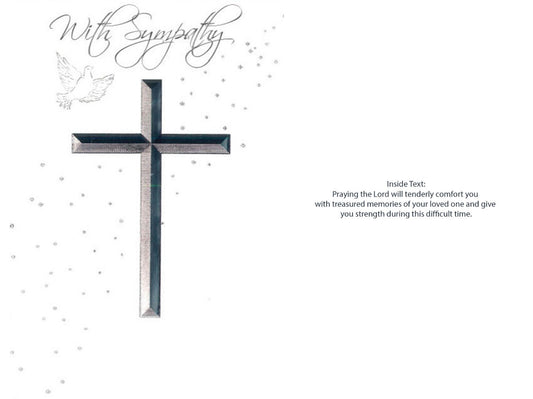 Card: Sympathy Cross