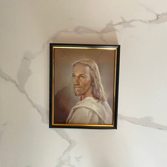 Print: Face of Christ framed