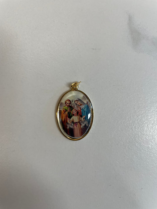 Medal: Holy Family Coloured