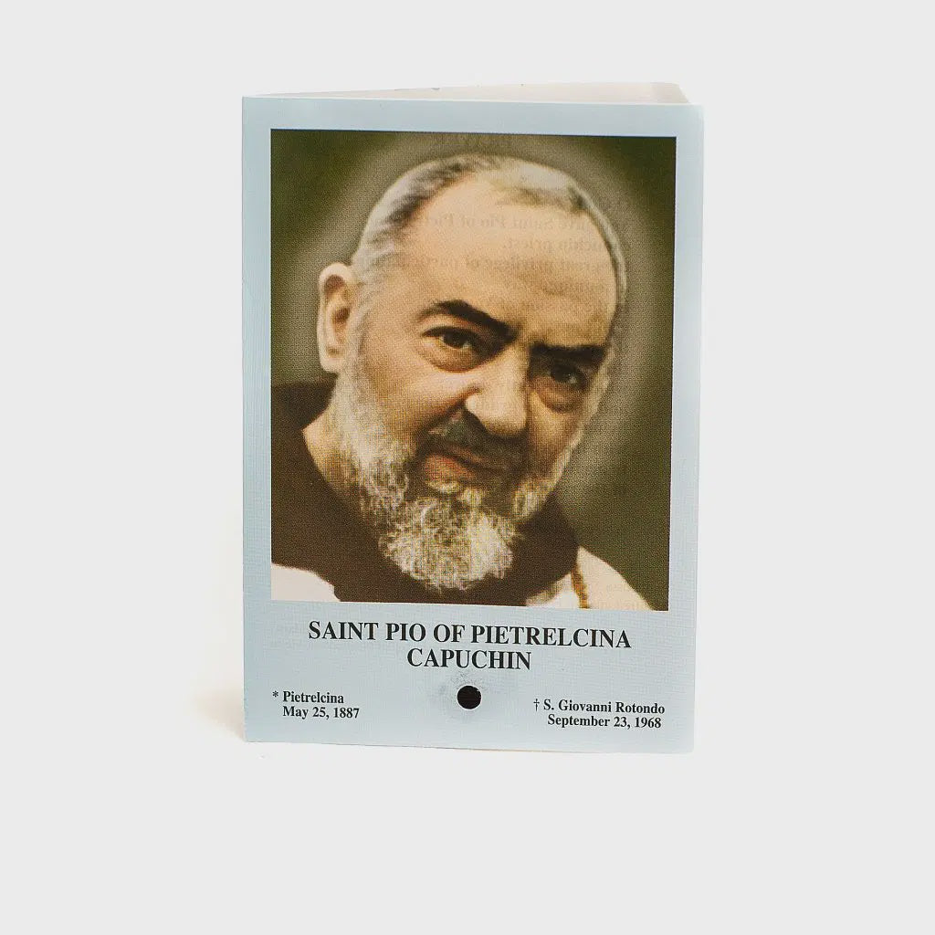 Padre Pio Relic Novena Leaflet
