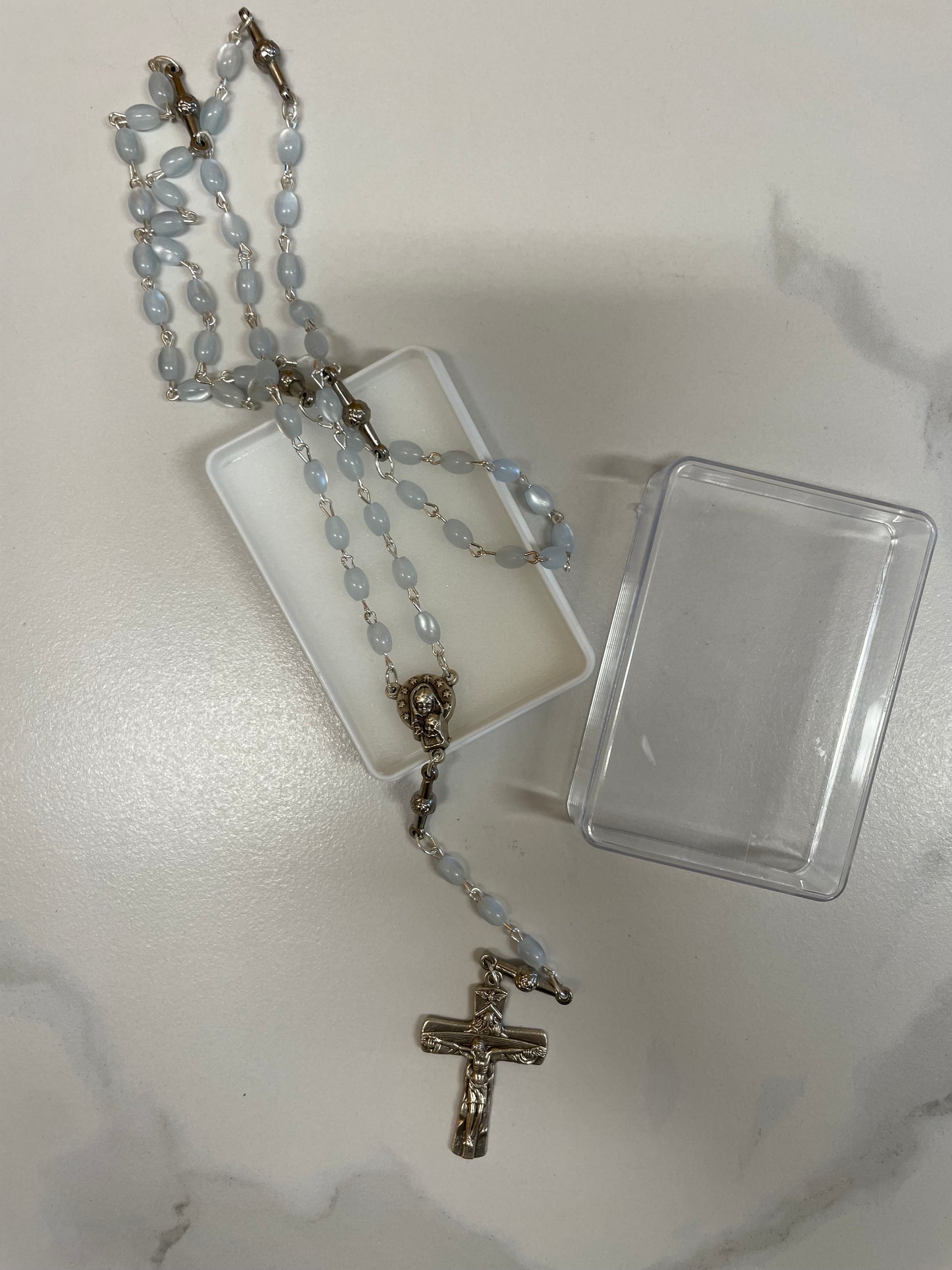 Rosary: Imitation Pearl