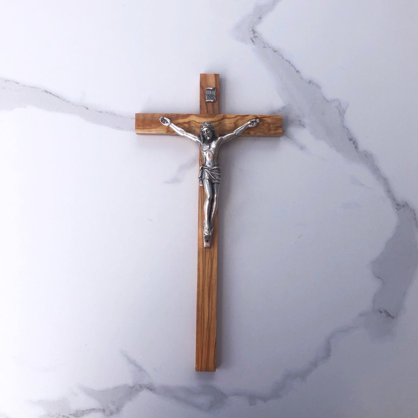 Crucifix: Olive Wood 20cm CROP20