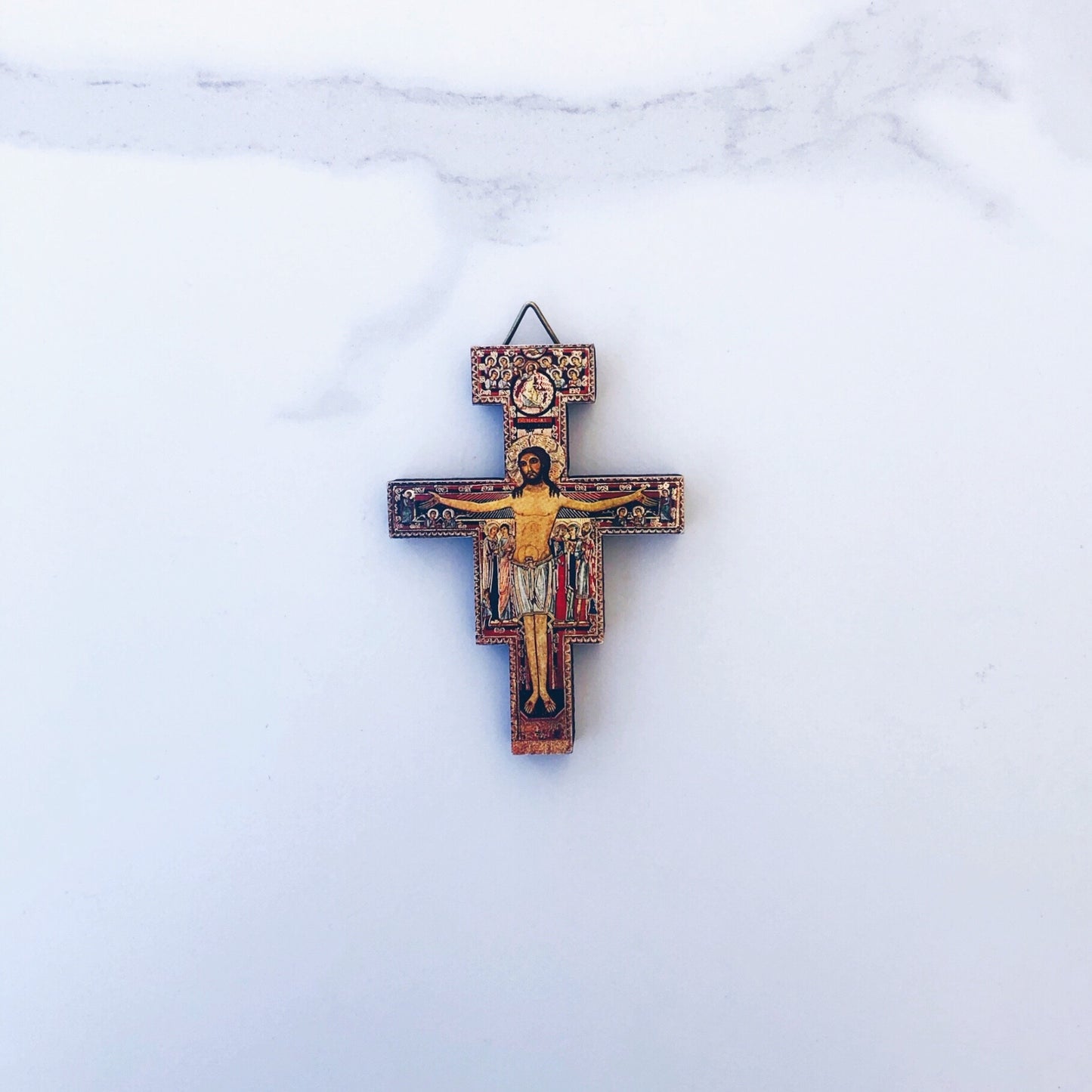 Crucifix: San Damiano 80mm x 60 mm