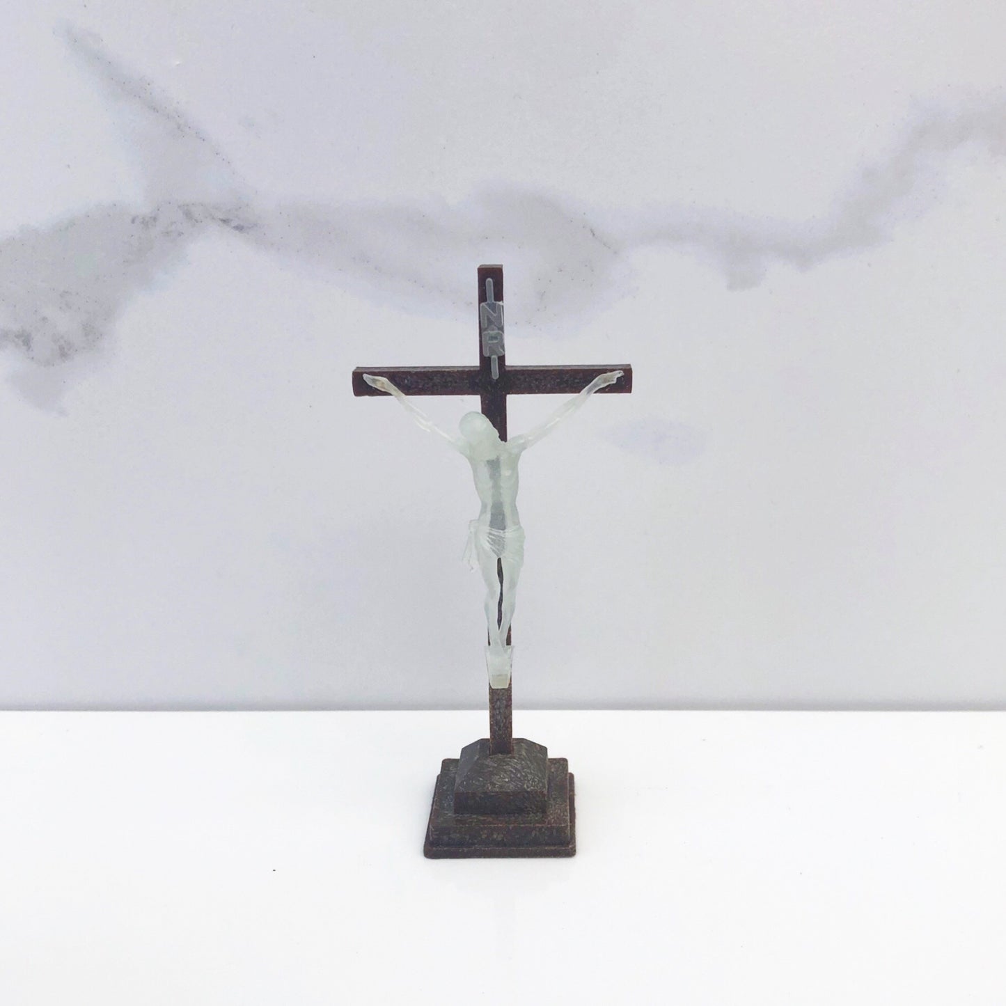 Crucifix: Luminous Standing Plastic
