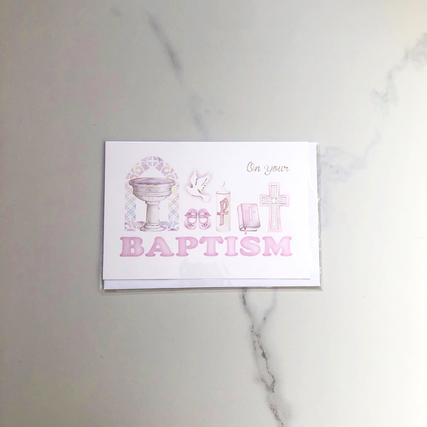 Card: Baptism Girl