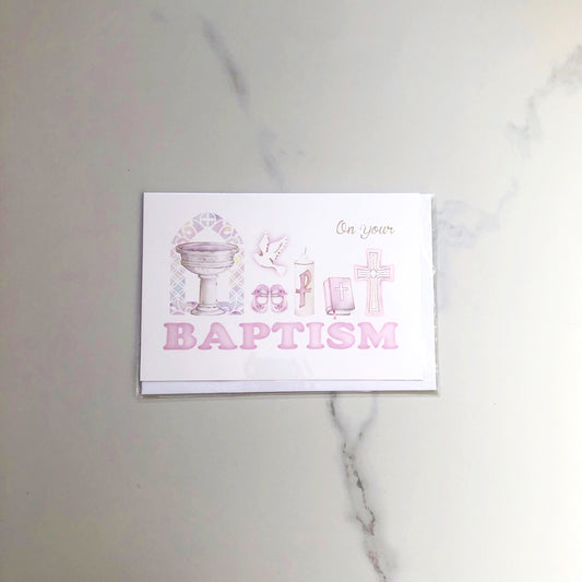 Card: Baptism Girl