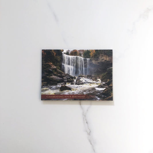 Card: Birthday Waterfalls