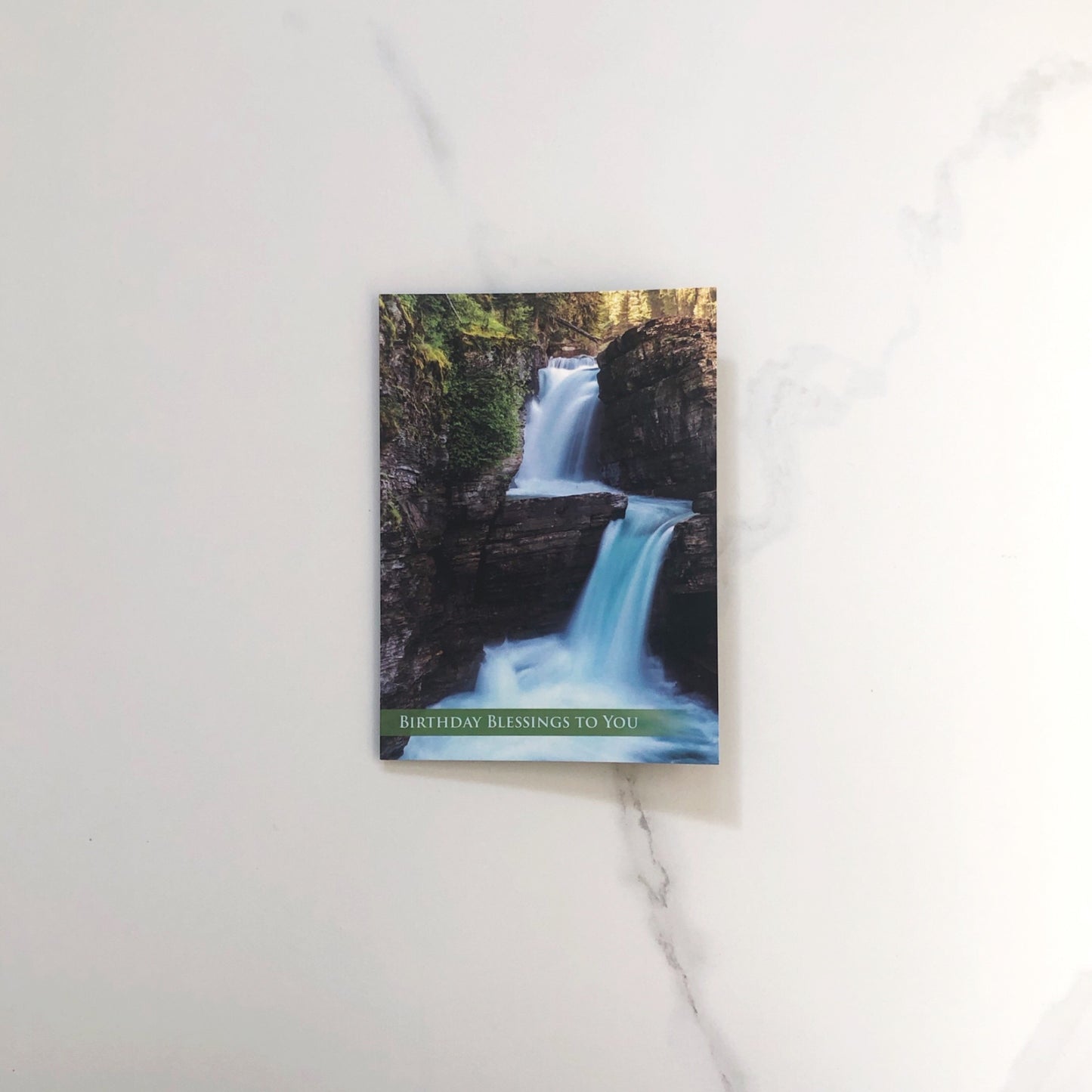 Card: Birthday Waterfalls